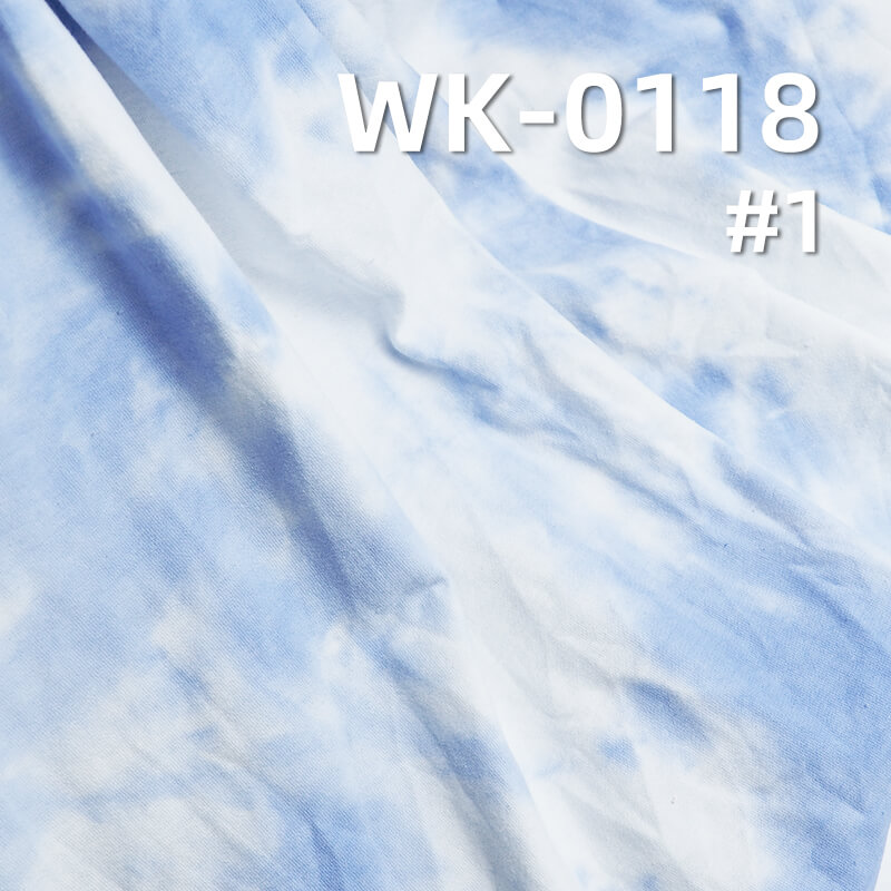 全棉针织布|扎染汗布|彩染汗布|230g/m2潮牌双纱32S汗布|T恤 打底衫面料