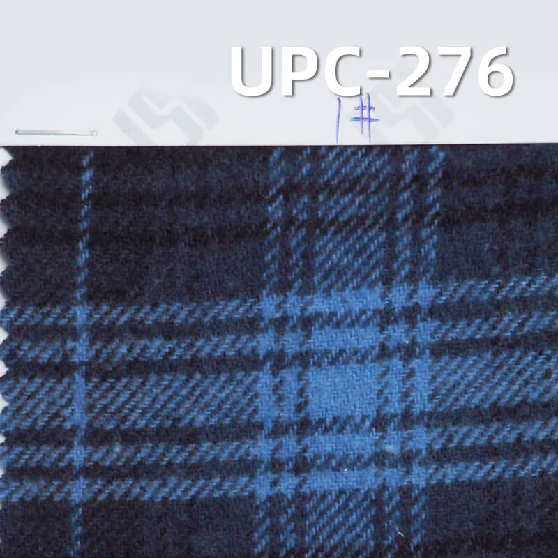 色织格子布|220g/m2全棉色织布|秋冬抓毛布料|纯棉染色布|学园风裙子 格子衫面料