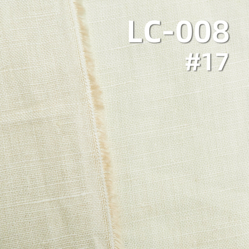 亚麻棉平纹布|140g/m2春夏款麻棉染色布|森系风格|裙子 上衣 服饰面料