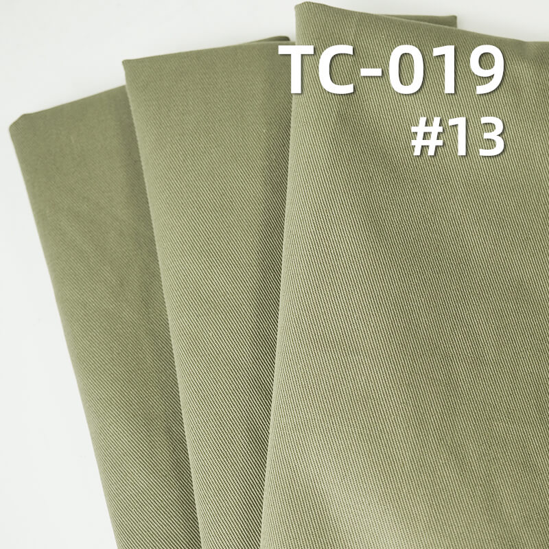 TC 128*60 斜纹纱卡| 243g/m² 涤棉染色布|休闲裤 裙装 套装面料