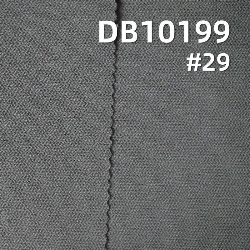 涤纶仿棉洗水布|290g/m2全涤棉感鱼骨纹布料|山本裤 弯刀裤 工装裤面料