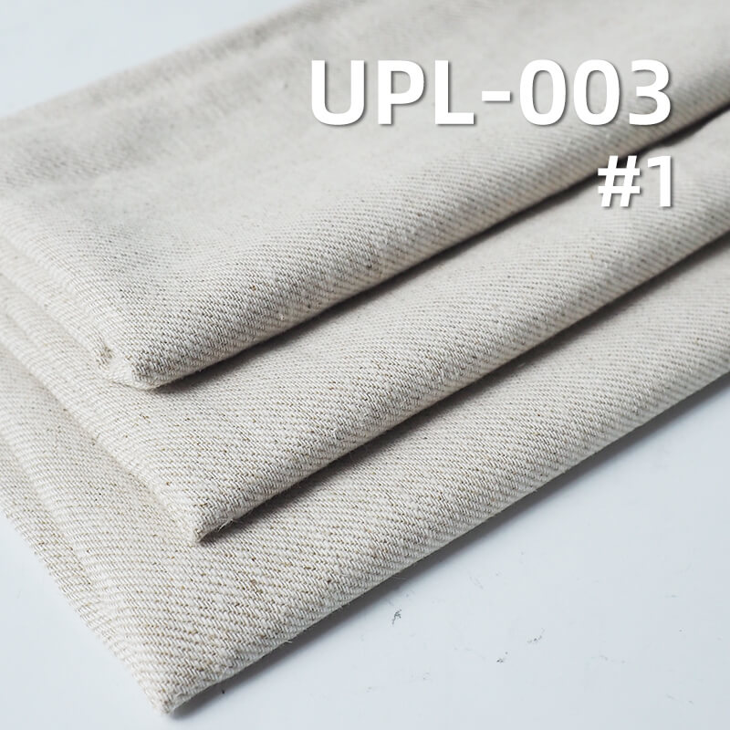 亚麻棉色织布|240g/m2双面斜麻棉布|老钱风布料|裤子 上衣 裙子面料