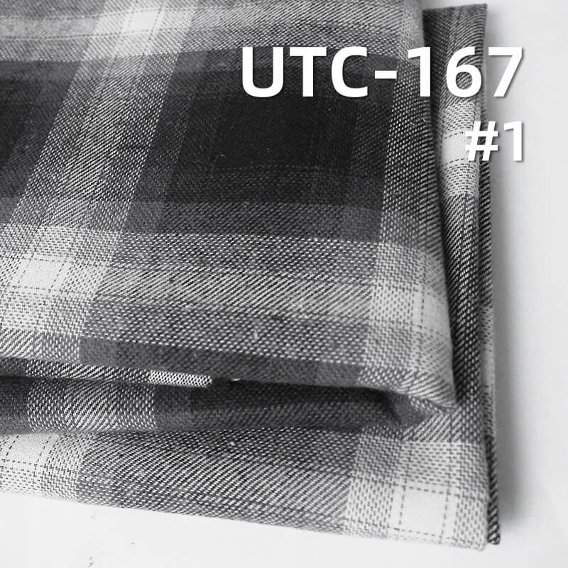 色織抓毛格子布|178g/m2滌棉TC色織布|抓毛布|色織格子|褲子 裙子 格子襯衫面料