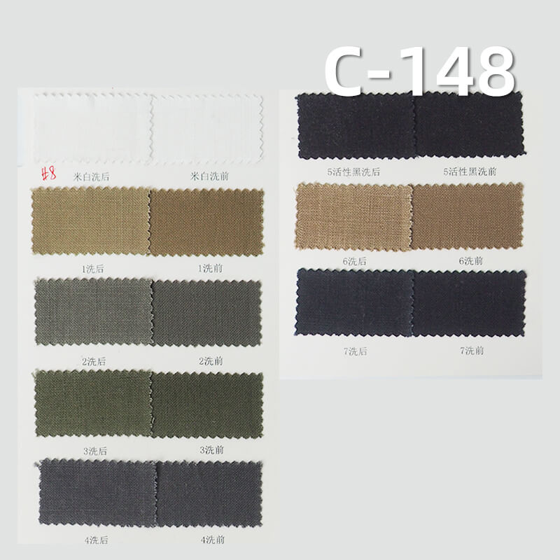 可洗褪細珠帆布|245g/m2全棉高密帆布|雙經單緯|包袋 工裝褲 休閑上衣面料
