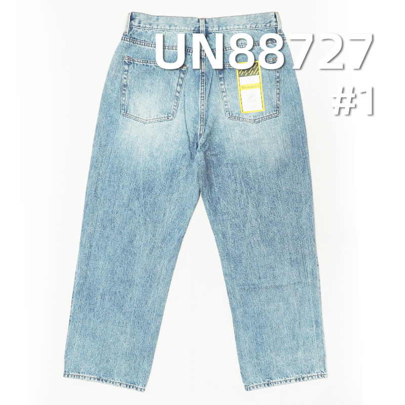 12.8安(oz)全棉竹节右斜纹牛仔布|纯棉牛仔布|竹节棉牛仔布|牛仔裤 牛仔外套 夹克面料