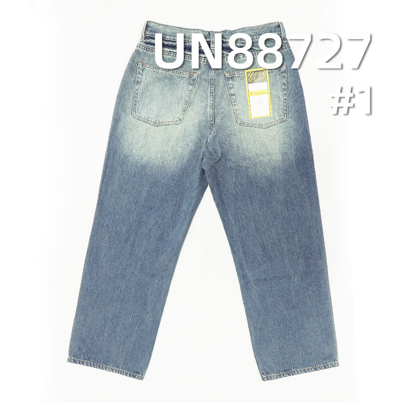 12.8安(oz)全棉竹节右斜纹牛仔布|纯棉牛仔布|竹节棉牛仔布|牛仔裤 牛仔外套 夹克面料
