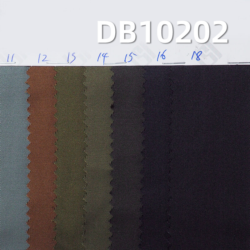 涤纶双面斜染色布|232g/m2全涤加厚棉感面料|套装 裤子 外套布料