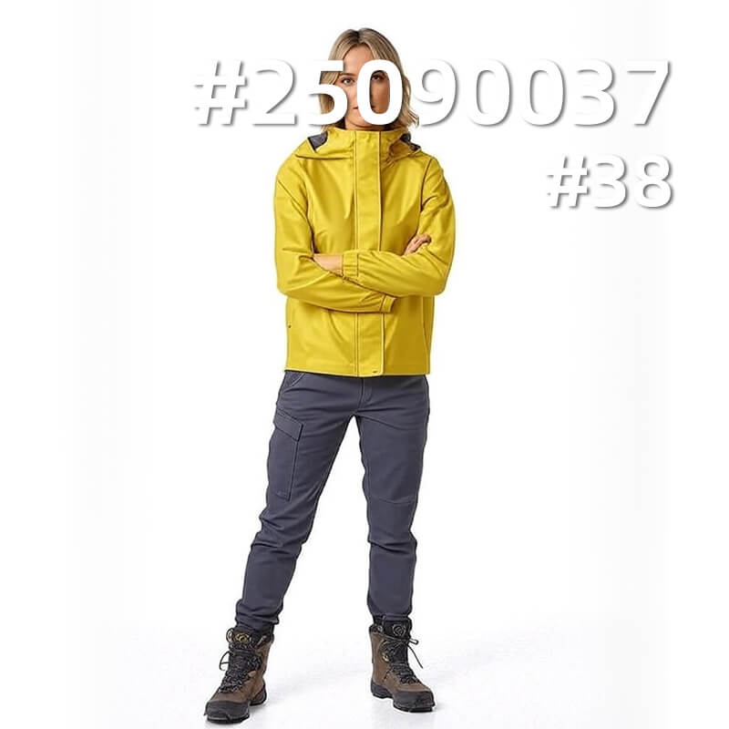 棉感尼龙绉布|70D双经半弹锦纶布|131g/m2双经单纬布料|防水|户外服 风衣 棉服外套面料