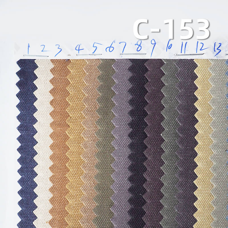 碧纹洗水帆布|330g/m2全棉加密加厚帆布|包袋 鞋帽 服装面料