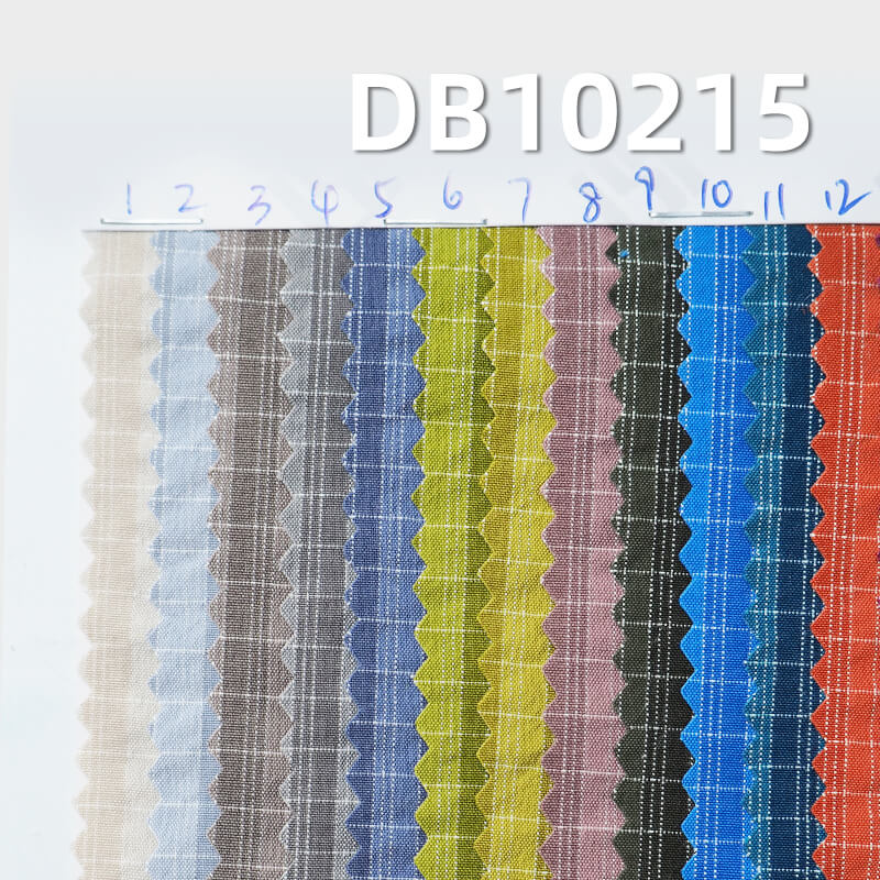 双色幻影格染色布|190g/m2涤纶人棉面料|防水|抗静电|风衣 棉服外套 冲锋衣面料 双色幻影格染色布|190g/m2涤纶人棉面料|防水|抗静电|风衣 棉服外套 冲锋衣面料