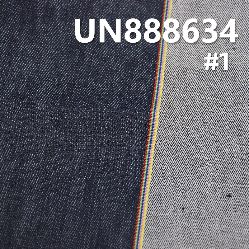 棉弹红边牛仔布|10安士(oz)竹节四片左斜牛仔布|赤耳丹宁|牛仔裤 牛仔裙 夹克外套面料 棉弹红边牛仔布|10安士(oz)竹节四片左斜牛仔布|赤耳丹宁|牛仔裤 牛仔裙 夹克外套面料