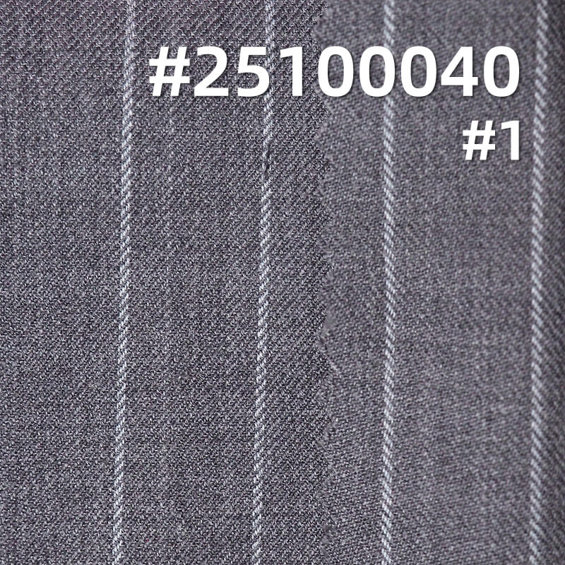 精纺羊毛条子布|275g/m2羊毛涤纶双面斜染色布|套装 裤子 裙子 上衣面料 精纺羊毛条子布|275g/m2羊毛涤纶双面斜染色布|套装 裤子 裙子 上衣面料