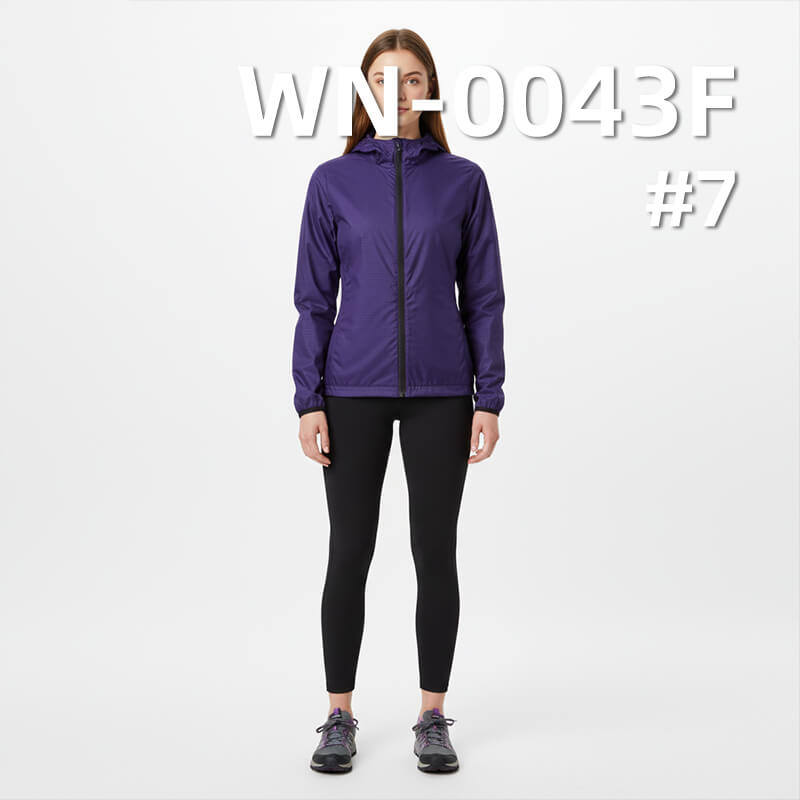 420T尼龙格子布(0.35*0.35)|95g/m2锦纶亮光绉布|贴膜|防水|户外服 风衣 夹克面料