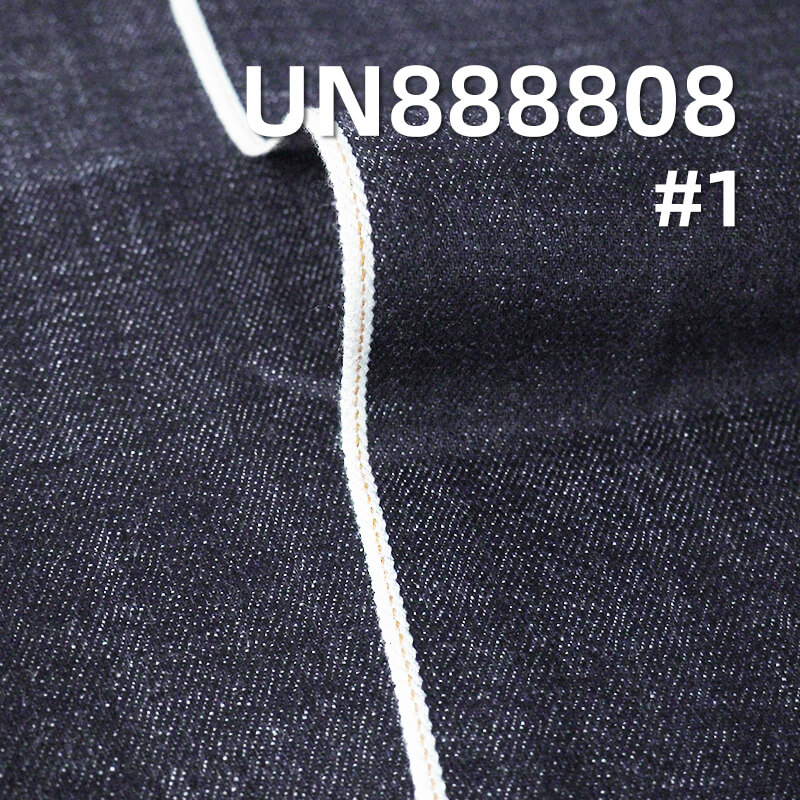 横竖竹节红边牛仔布|11.3安士(oz)全棉四片右斜牛仔布料|牛仔裤 裙子 休闲外套面料