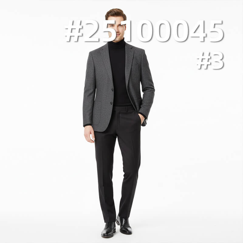 TR精纺羊毛弹力|195g/m2羊毛涤粘弹力平纹染色布|西装 裤子 裙子 职业套装面料