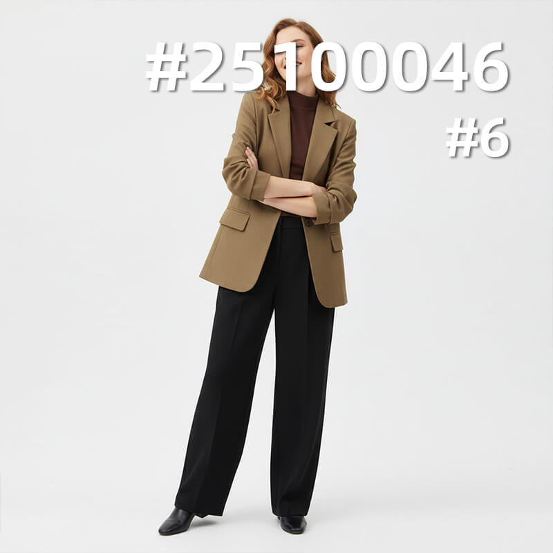 羊毛混纺西服面料|190g/m2绵羊毛涤纶平纹染色布|职业套装 裤子 裙子 西装面料