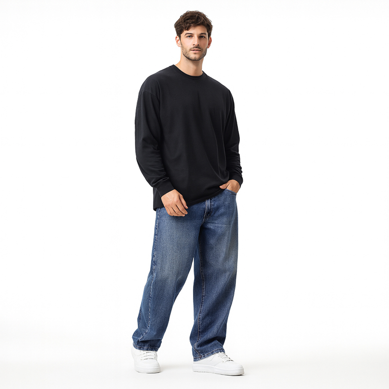 色织牛仔布|12安士(oz)全棉直竹四片右斜牛仔布料|牛仔裤 牛仔外套面料