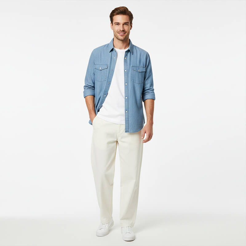 全棉学生布|100%棉平纹青年布|6oz薄款牛仔布料|裙装 裤装 衬衫外套面料 全棉学生布|100%棉平纹青年布|6oz薄款牛仔布料|裙装 裤装 衬衫外套面料