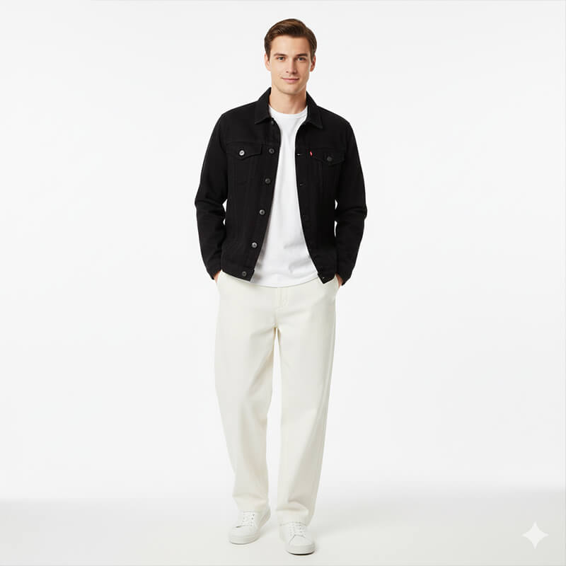 全棉斜纹布|390g/m2加密加厚棉布|四片左斜|工装裤 休闲夹克 外套面料