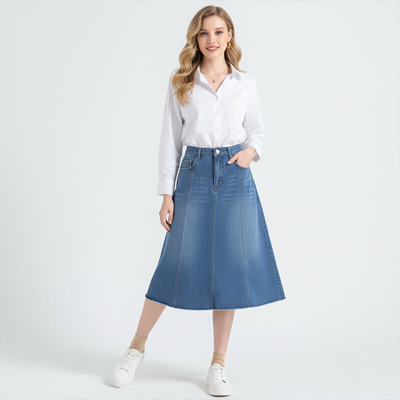 竹节牛仔布|8.6安士(oz)薄款斜纹牛仔布|四片右斜|牛仔衬衫 牛仔裙面料