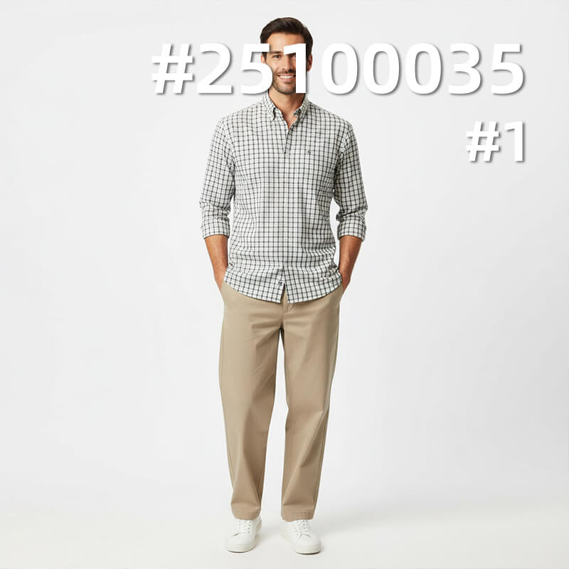 全棉色织格子布|130g/m2平纹绉布|休闲衬衫 裙子面料