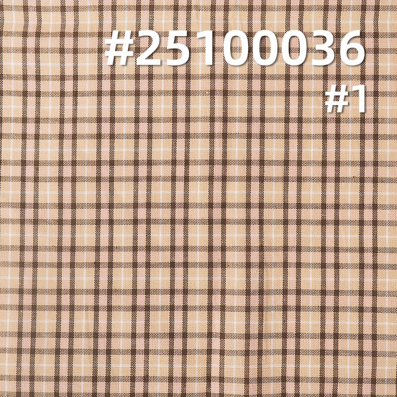 全棉色织格子布|90g/m2薄款纯棉平纹布|休闲衬衫 裙子面料