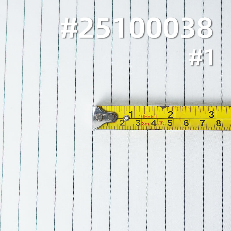 全棉色织条子布|120g/m2纯棉平纹色织布|时尚衬衫 裙子面料