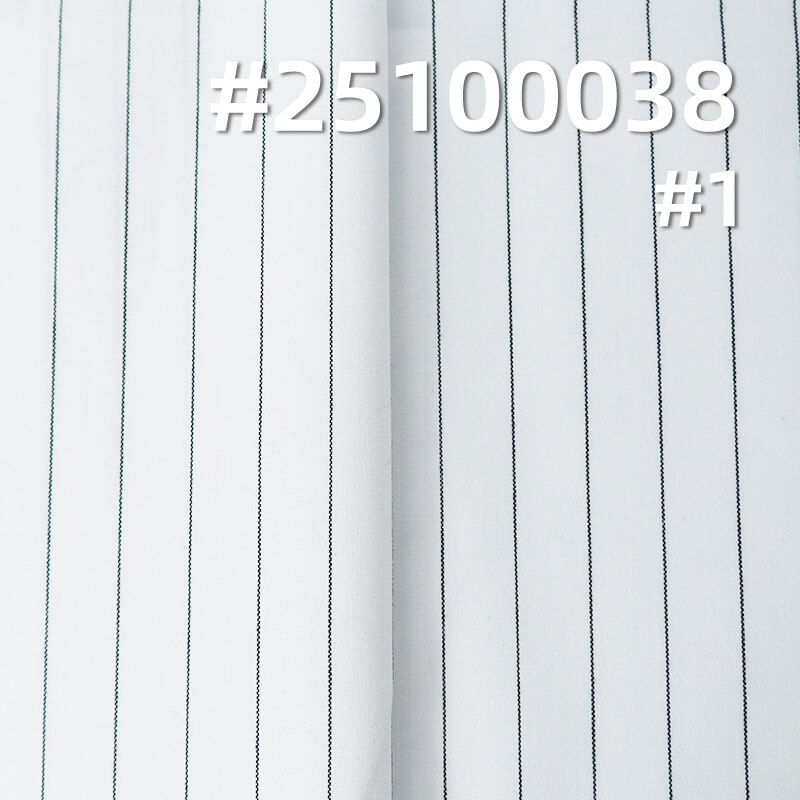 全棉色织条子布|120g/m2纯棉平纹色织布|时尚衬衫 裙子面料