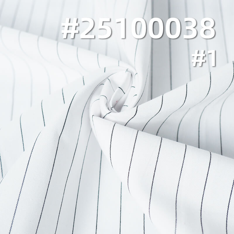 全棉色织条子布|120g/m2纯棉平纹色织布|时尚衬衫 裙子面料