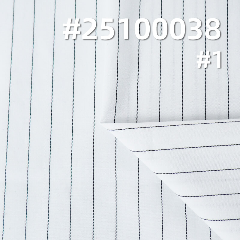 全棉色织条子布|120g/m2纯棉平纹色织布|时尚衬衫 裙子面料