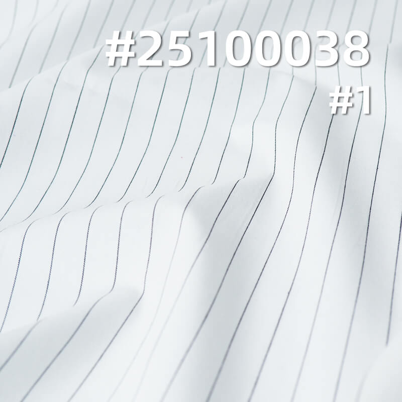 全棉色织条子布|120g/m2纯棉平纹色织布|时尚衬衫 裙子面料