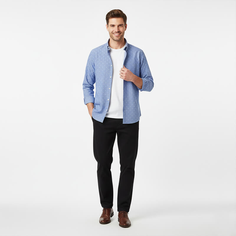 全棉色織布|96g/m2梭織純棉小提花千鳥格布料|時尚襯衫 裙子面料 全棉色織布|96g/m2梭織純棉小提花千鳥格布料|時尚襯衫 裙子面料