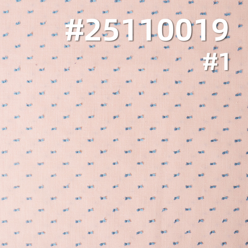 全棉色織布|94g/m2純棉蝴蝶結小提花布料|時尚襯衫 裙子面料 全棉色織布|94g/m2純棉蝴蝶結小提花布料|時尚襯衫 裙子面料