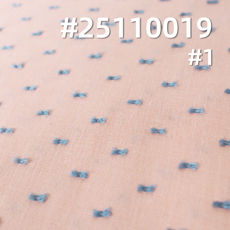 全棉色織布|94g/m2純棉蝴蝶結小提花布料|時尚襯衫 裙子面料 全棉色織布|94g/m2純棉蝴蝶結小提花布料|時尚襯衫 裙子面料