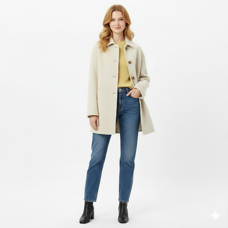 普羅旺斯陽離子毛呢|400g/m2圈圈粗紡雙色呢料|針織毛呢|大衣 外套 帽子面料 普羅旺斯陽離子毛呢|400g/m2圈圈粗紡雙色呢料|針織毛呢|大衣 外套 帽子面料