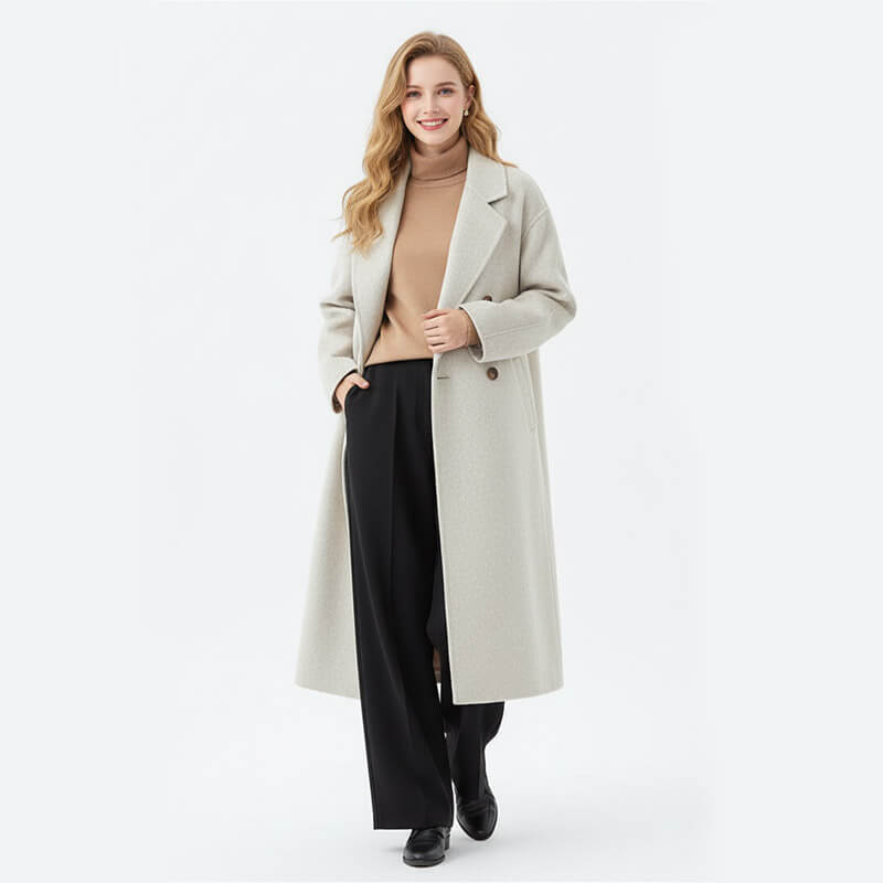 羚羊绒双色毛呢| 400g/m2涤粘针织单面毛呢|米克重600g/m|保暖大衣 外套 帽子面料 羚羊绒双色毛呢| 400g/m2涤粘针织单面毛呢|米克重600g/m|保暖大衣 外套 帽子面料