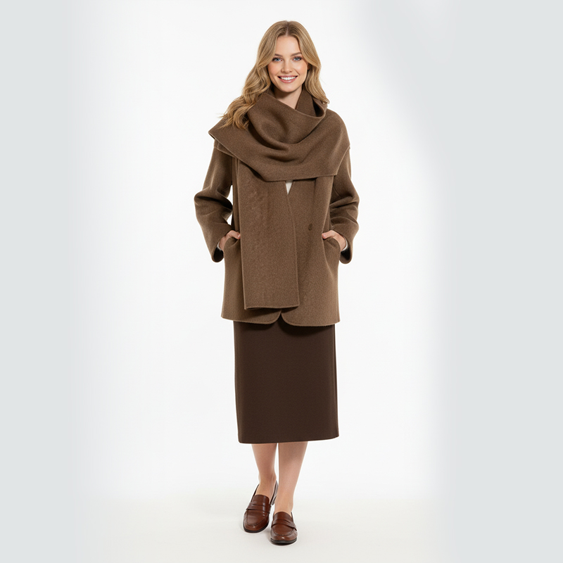 双面贝贝绒(有银丝)|385g/m2全涤针织双面毛呢|米克重580g/m|呢料大衣 外套 帽子面料 双面贝贝绒(有银丝)|385g/m2全涤针织双面毛呢|米克重580g/m|呢料大衣 外套 帽子面料