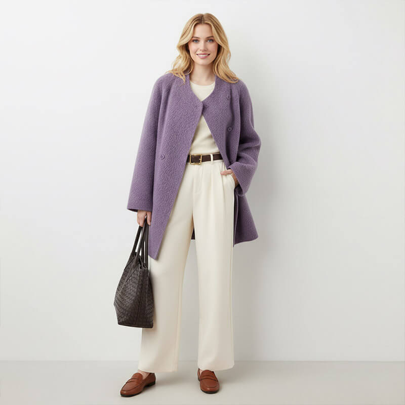 TR丝棉呢|400g/m2涤纶人棉针织毛呢|三彩呢|米克重600g/m|大衣 裤子 斗篷面料 TR丝棉呢|400g/m2涤纶人棉针织毛呢|三彩呢|米克重600g/m|大衣 裤子 斗篷面料