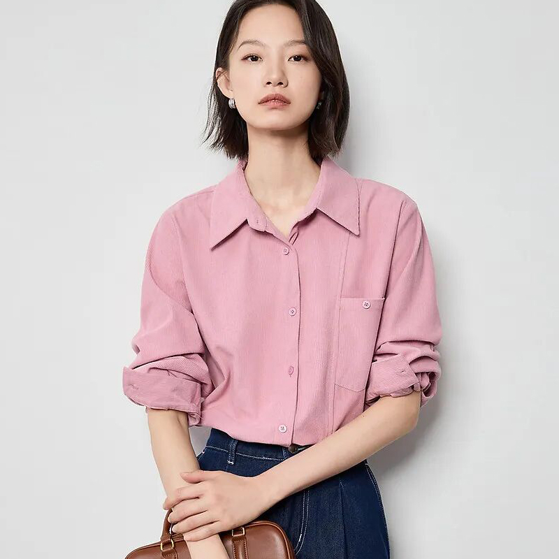 90S画报风港式时尚回归！16坑弹力灯芯绒