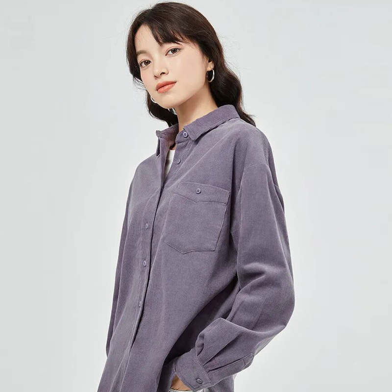 90S画报风港式时尚回归！16坑弹力灯芯绒