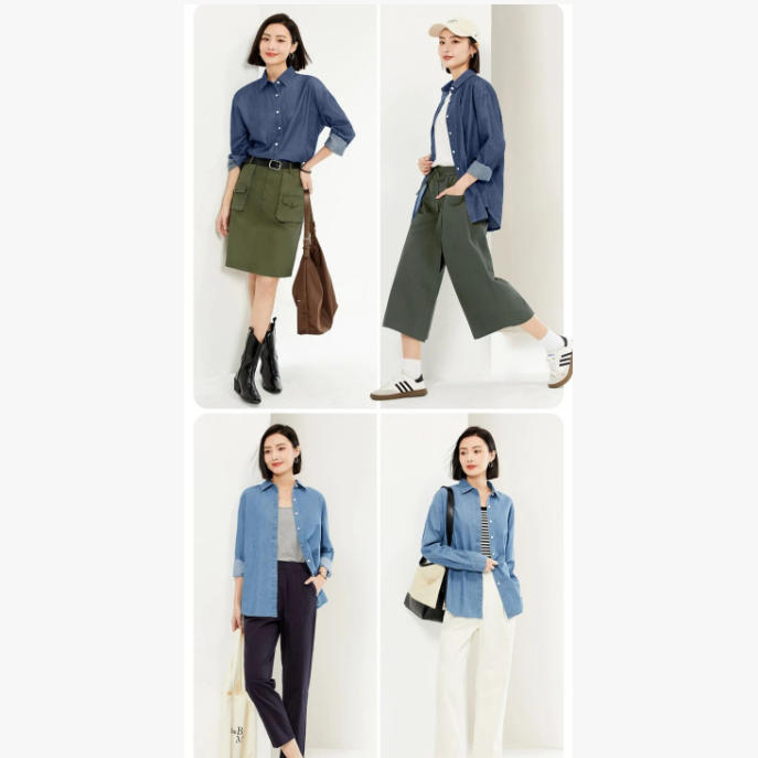 春日絮语：4.5盎司纯棉牛仔 随性松弛范在线~