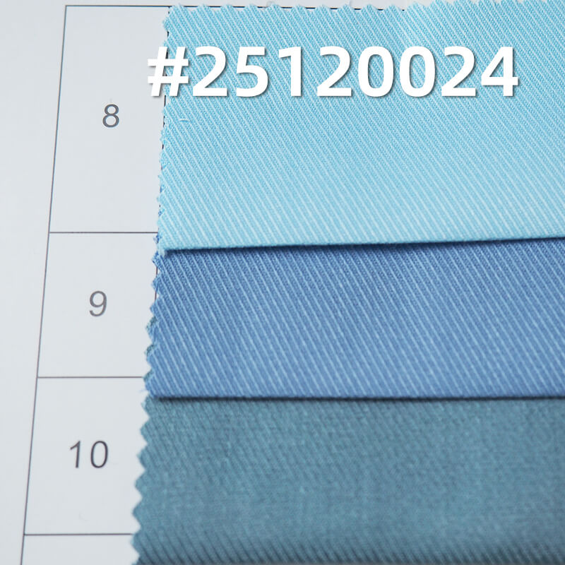 竹纖維彈力騎兵斜|140g/m2彈力染色布|襯衫 裙子 制服面料