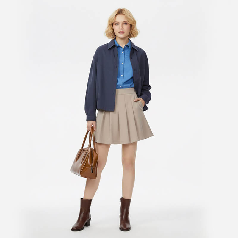 弹力骑兵斜|165g/m2 棉锦弹力染色布|职业装 校服 衬衫 裙子面料