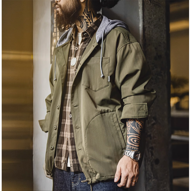 勾勒时代轮廓，重现复古魅力！全棉人字斜工装面料