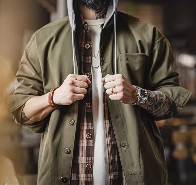 勾勒时代轮廓，重现复古魅力！全棉人字斜工装面料