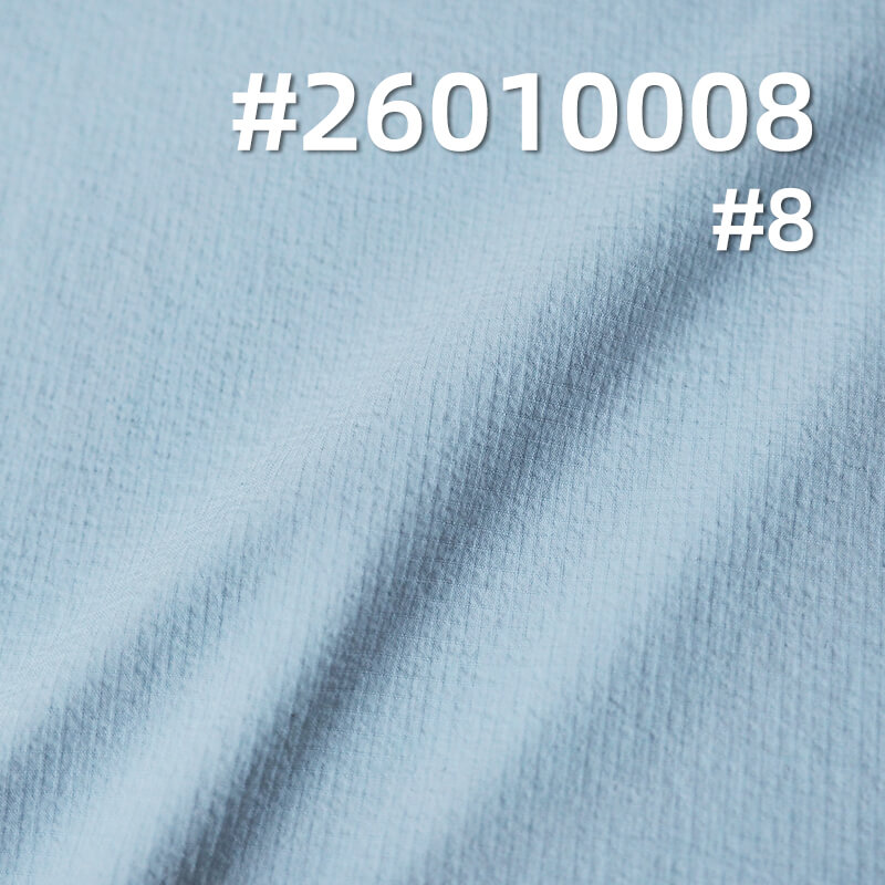 露露双线格|115g/m2锦纶弹力染色布|瞬间凉感|抗紫外线50  |夹克 休闲裤 冲锋衣 户外服面料