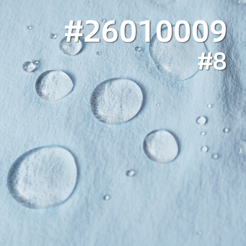 露露横条皱|115g/m2锦纶弹力染色布|瞬间凉感|抗紫外线50 |风衣夹克 休闲裤 冲锋衣 户外裤