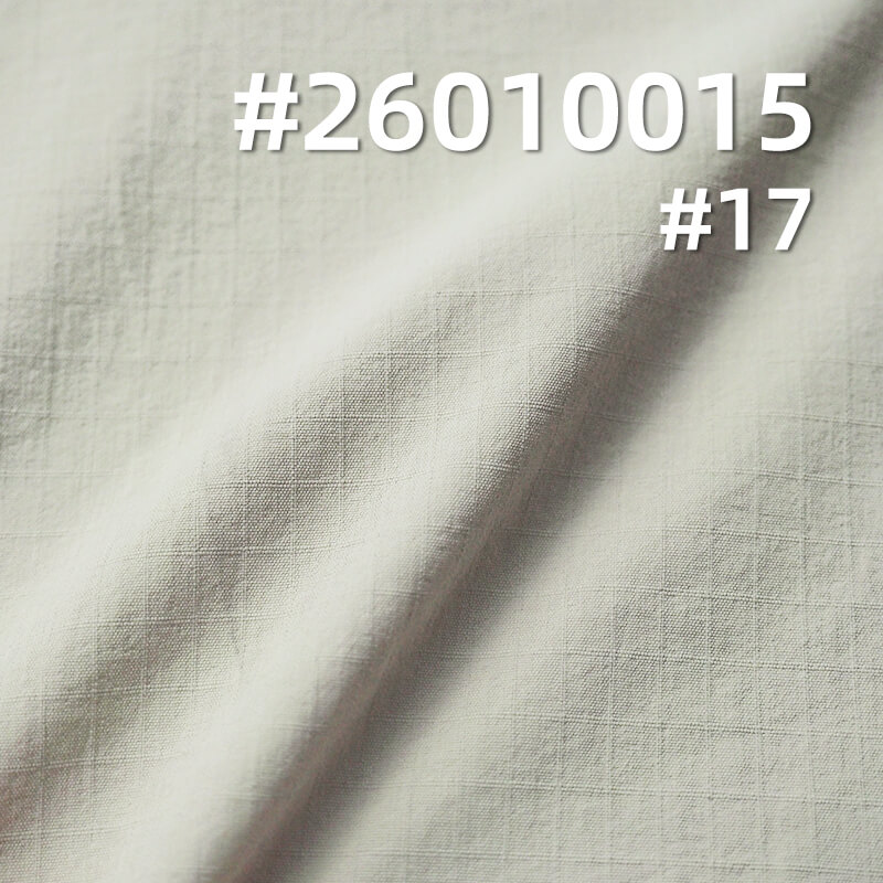 消光五分双线格|150g/m2锦纶弹力染色布|防水|瞬间凉感|户外服 风衣 户外裤 休闲裤面料