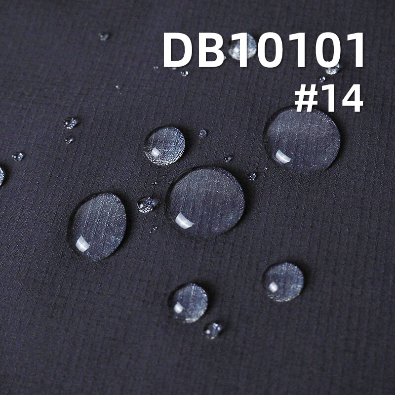 尼龙双线格四面弹|140g/m2 防泼水染色布|户外服 休闲外套 弹力裤面料