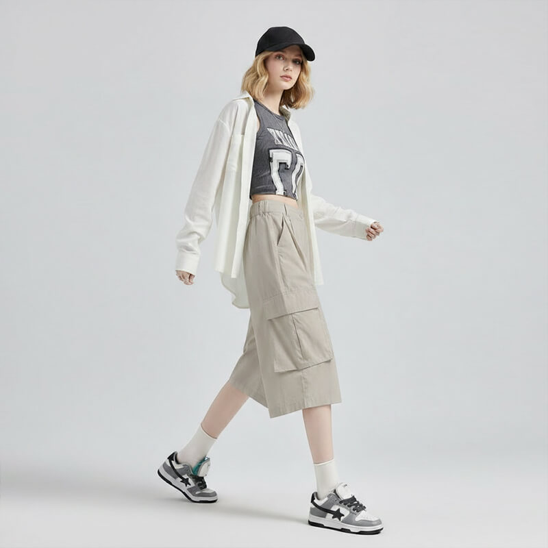 凉感洞洞皱|115g/m2锦纶弹力格子布料(0.1cm*0.1cm)|瞬间凉感|吸湿快干|轻量户外服 速干衣 沙滩裤